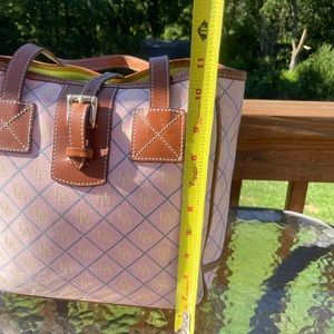 Dooney & Bourke Pink and Brown Tote
